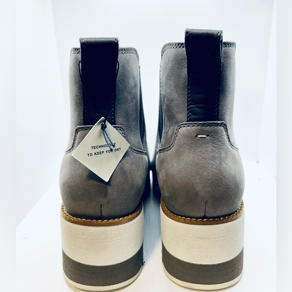 NWT Cole Haan Anthropologie Wedge Waterproof Chelsea Boot. Charcoal Nubuck. 8.5 - Picture 7 of 13